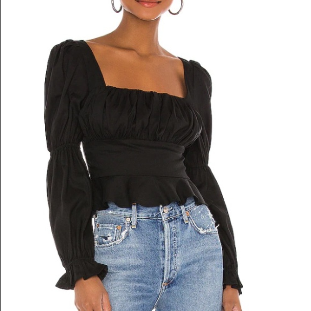MAJORELLE | Preston Top in Black